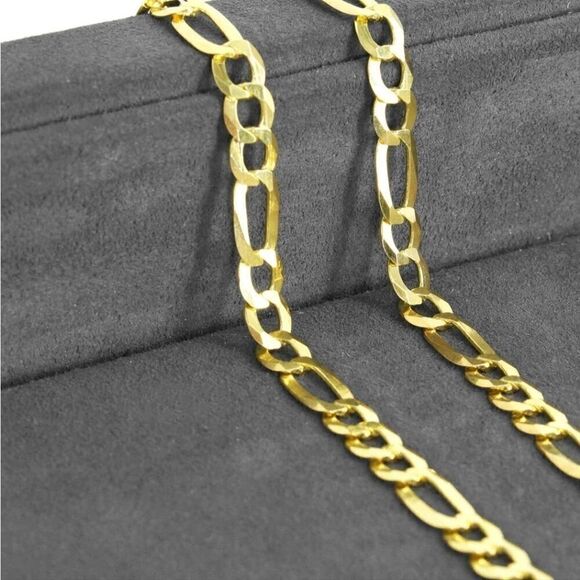 Gold Plated Cuban Chain Necklace Unisex Minimalist Jewelry Versatile Layering - Picture 7 of 10